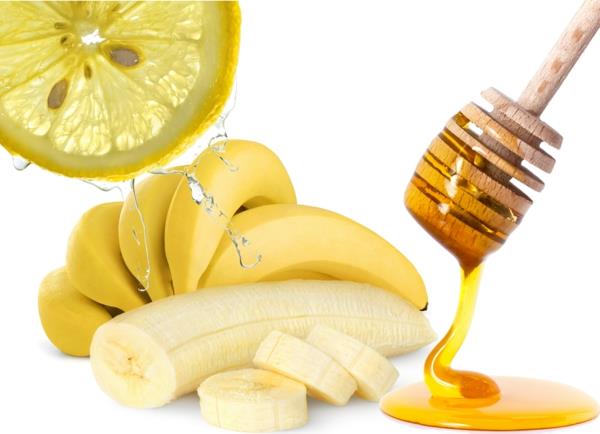είναι μέλι υγιεινό μπανάνα λεμόνι υγεία