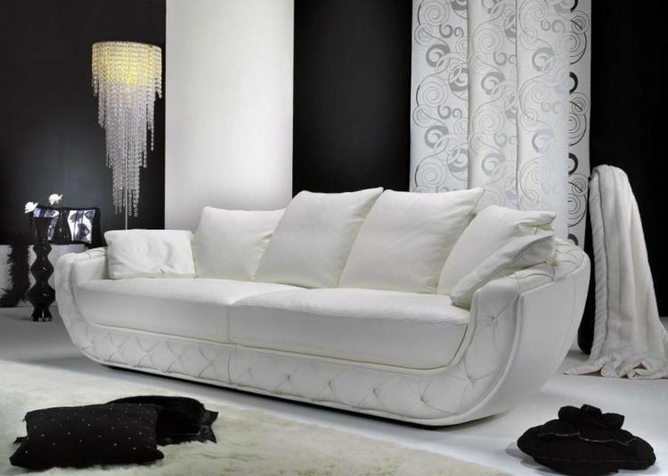 ιταλικοί καναπέδες ιταλικά επικαλυμμένα έπιπλα λευκά μαξιλάρια