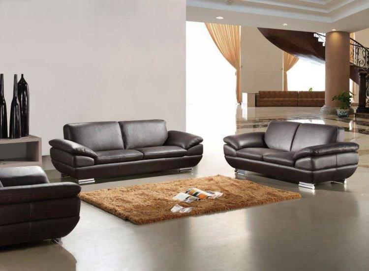 ιταλικοί καναπέδες pianca ιταλικός σχεδιαστής επίπλων δερμάτινος καναπές καφέ