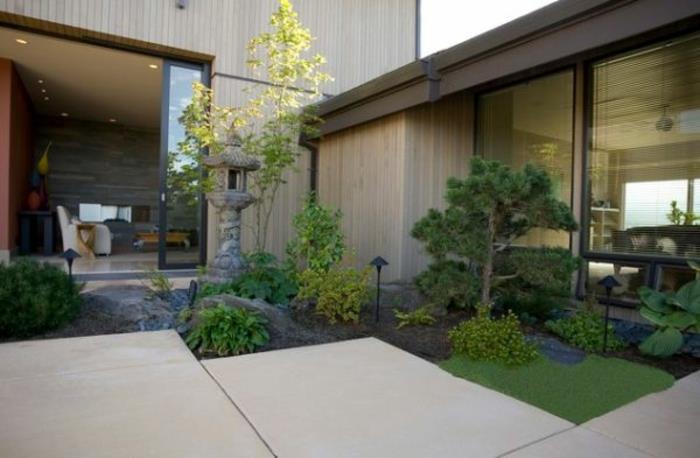 ιαπωνικός κήπος μοντέρνος σχεδιασμός κήπου αυλή ιαπωνικό στυλ