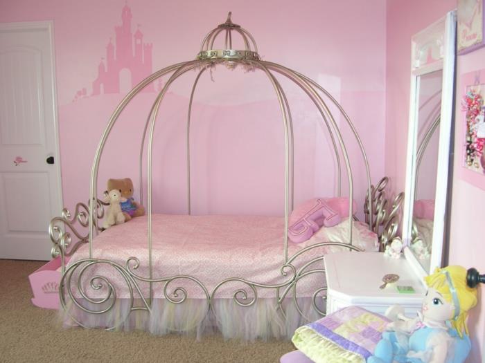 νεανικό δωμάτιο επίπλωση δωματίου κοριτσιών επίπλωση ροζ τοίχου σχεδιασμός ασυνήθιστο κρεβάτι