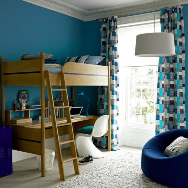 αγόρια παιδικά δωμάτια σχεδιάζουν μπλε τόνους