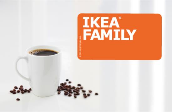 Δωρεάν καφές με οικογενειακή κάρτα ikea
