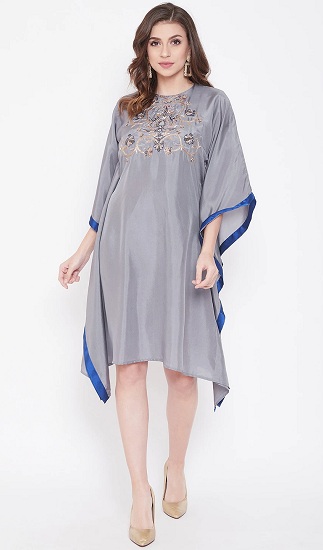 Parti Giyim İpek Kaftan Elbise