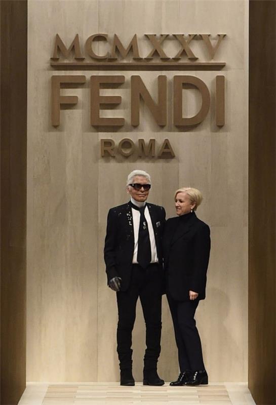 διαφήμιση karl lagerfeld fendi