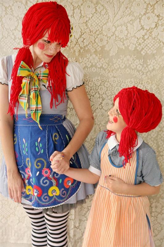 φτιάξτε μόνοι σας αποκριάτικη φορεσιά Pippi longstocking