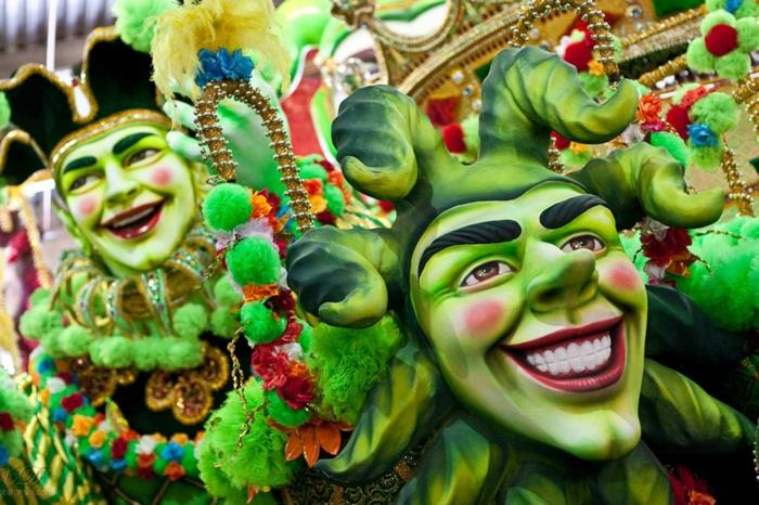 αποκριάτικα κοστούμια αποκριάτικες στολές λογότυπο κολόνια κλόουν ανόητοι κοστούμια καρναβαλική παρέλαση πράσινα πρόσωπα