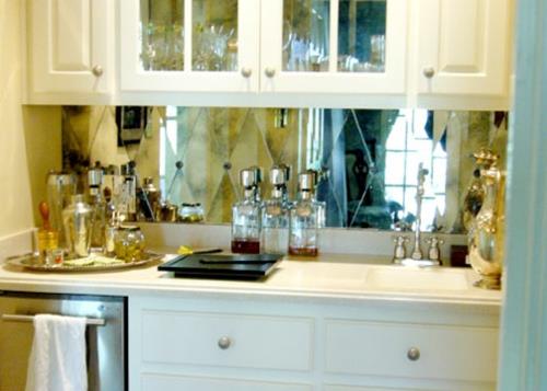 διακόσμηση κουζίνας καθρέφτης σχεδιασμός ιδέας καθρέφτη κουζίνας
