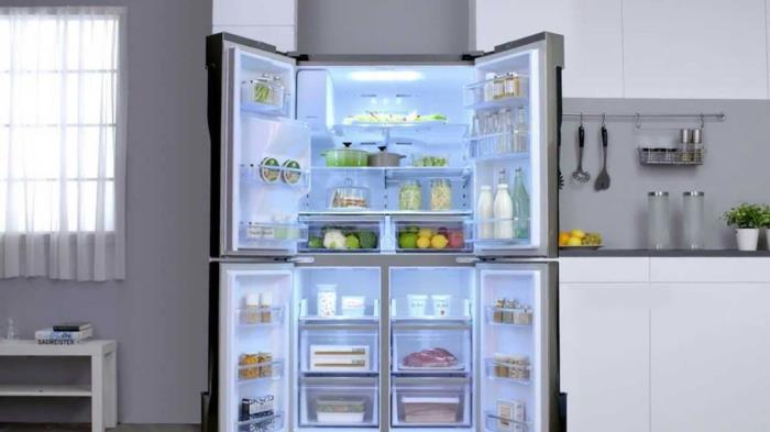 ιδέες σχεδιασμού κουζίνας μοντέρνα ψυγεία επίπλων κουζίνας