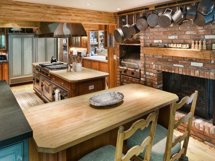 Κουζίνες εξοχικού στιλ τραπεζαρία τραπεζαρία κουζίνα ξύλινα δοκάρια