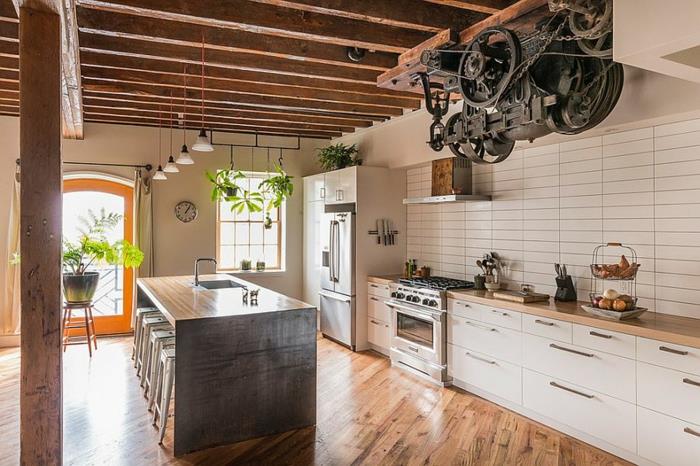 σχεδιασμός κουζίνας δροσερά εργοστάσια deco βιομηχανικά