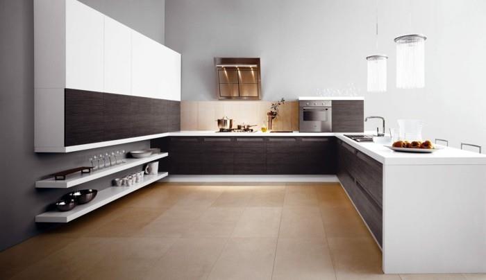 σχέδιο κουζίνας ιταλική κουζίνα σοφή ντουλάπι ντουλάπι σκούρο ξύλο καπλαμά