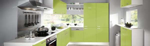 ντουλάπια κουζίνας καλύπτουν τα μέτωπα της κουζίνας με πράσινο ματ φύλλο αλουμινίου Ανανεώστε τα μέτωπα της κουζίνας