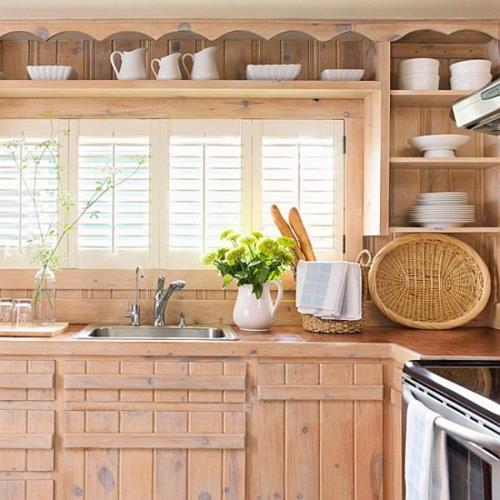 ντουλάπια κουζίνας με ανακυκλωμένες πόρτες εξοικονομούν χρήματα ξύλινο σχέδιο