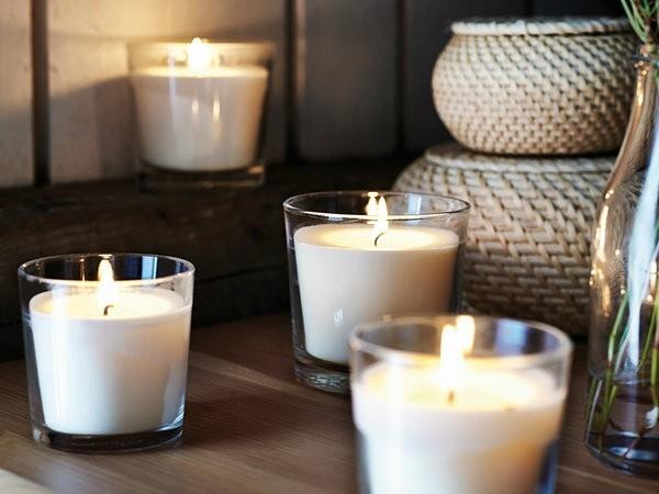 κεριά που χύνονται σε βάζα diy δώρα