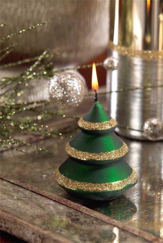 κεριά χριστουγεννιάτικες ιδέες διακόσμησης δέντρο