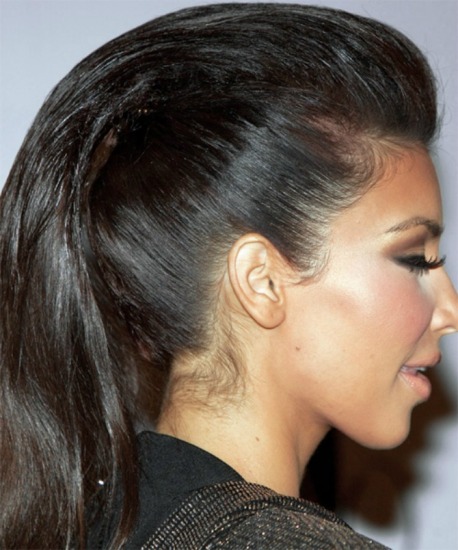 Kim k mohawk saç kesimi