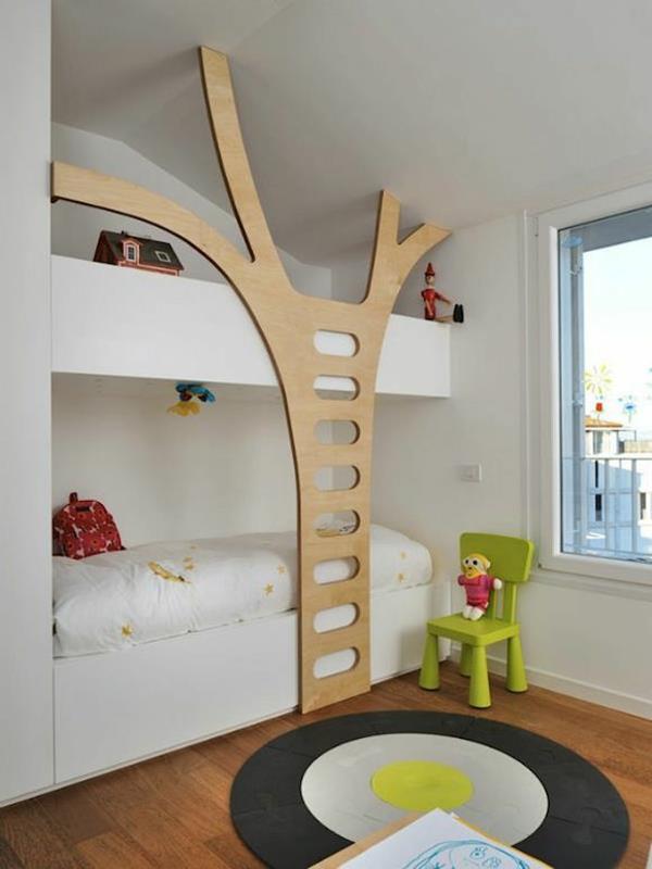 παιδικά-κουκέτα-κρεβάτι-εικόνες-νεανικά-δωμάτια-μωρό-δέντρο-σχήμα-σκάλες