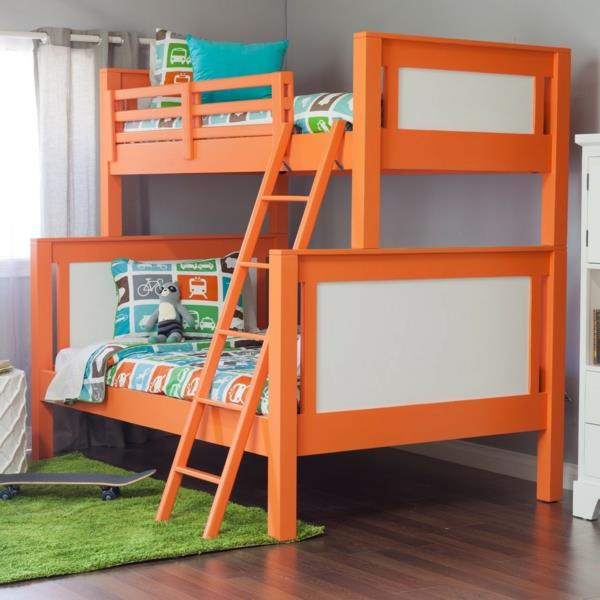 παιδική κουκέτα-εικόνες-νεανικό-δωμάτιο-μωρό-πορτοκαλί-πλαίσιο