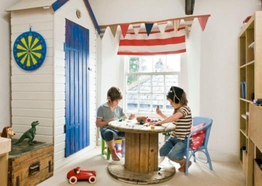 ιδέες παιδικής χαράς πολύχρωμο αστείο τραπέζι σπιτιού