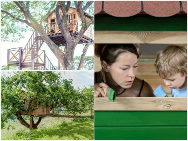 παιδικό δεντρόσπιτο χτίστε μόνοι σας ένα σπίτι με δέντρα