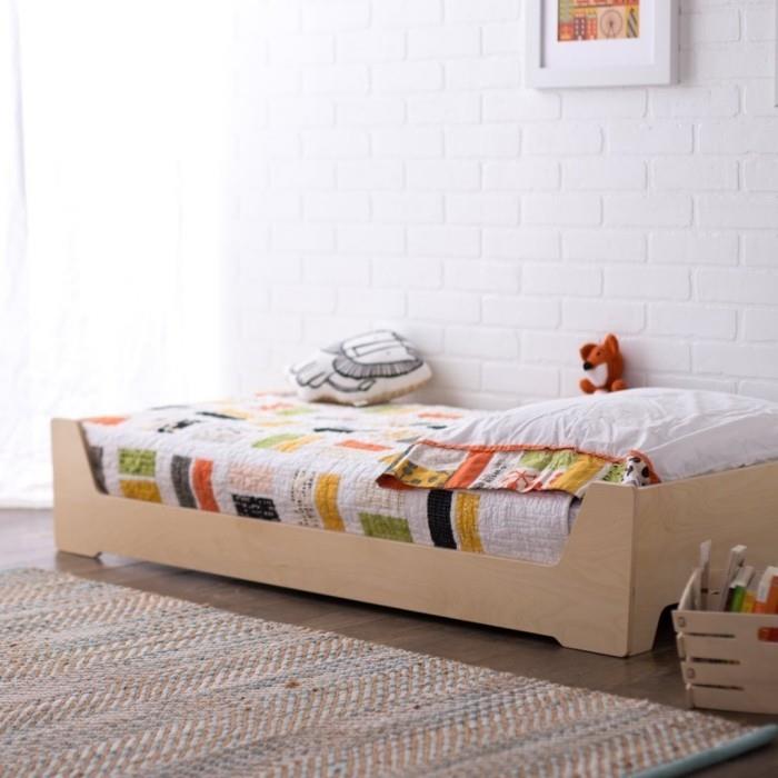 παιδικό κρεβάτι ιδέα μοντεσσόρι κρεβάτι