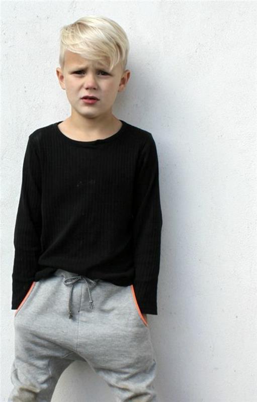 παιδικά χτενίσματα για αγόρια μοντέρνα ξανθά μαλλιά