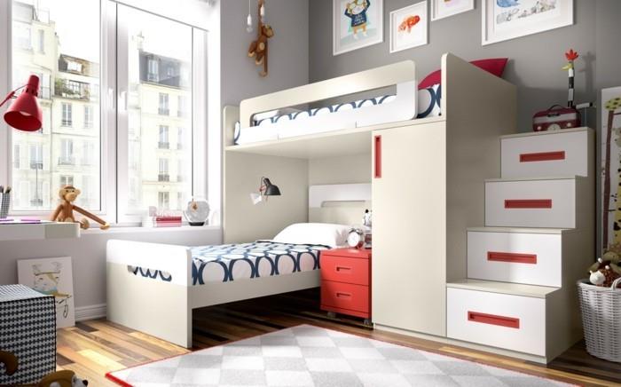 παιδικά κρεβάτια σοφίτας πρακτικά συρτάρια ντουλαπιών σκάλες