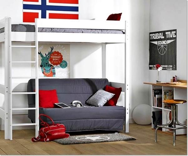 παιδικά κρεβάτια σοφίτας Νορβηγική ιδέα