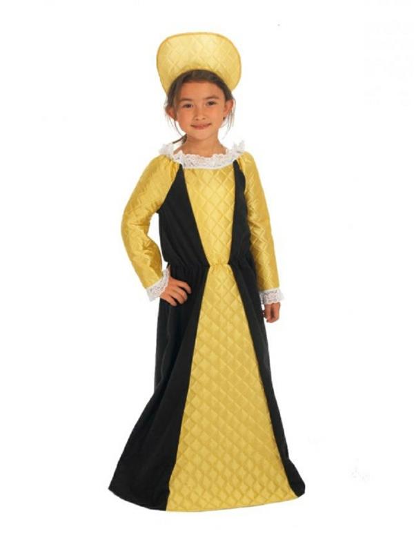 παιδικά κοστούμια βασίλισσα μαύρο χρυσό