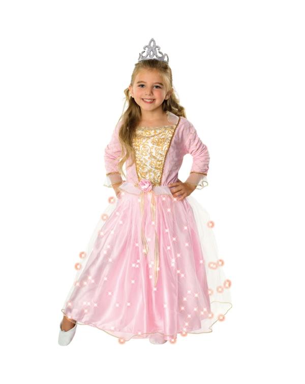 παιδικά κοστούμια πριγκίπισσα ροζ στέμμα γυαλιστερό