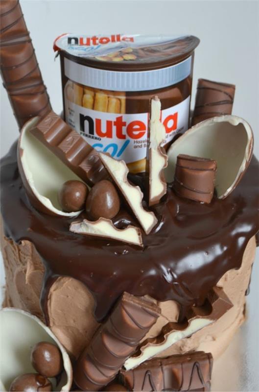 παιδικό μπαρ κέικ nutella duploinderbueno
