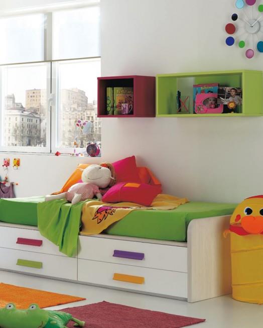 εξοπλισμός παιδικού δωματίου έπιπλα kibuc κούκλα κρεβάτι πολύχρωμο