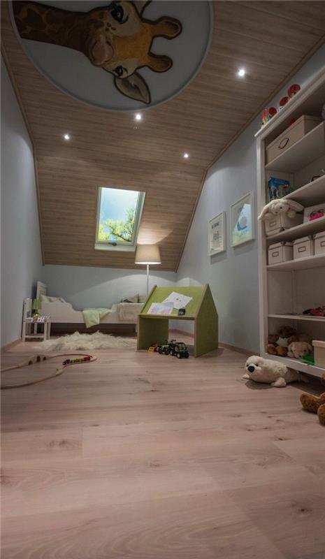 Διακόσμηση παιδικού δωματίου από πάνελ οροφής