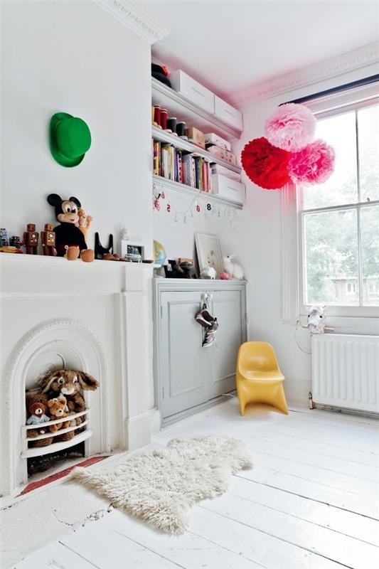 Επιπλώστε παιδικά δωμάτια με πολύχρωμες ιδέες διαβίωσης δημιουργούν χώρο παιχνιδιού