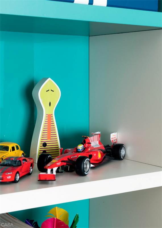 παιδικά δωμάτια για αγόρια κρεβάτι τοίχο ράφια παιχνίδια αυτοκίνητα