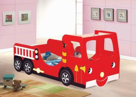 Παιδικό δωμάτιο σχεδιασμός αγόρι κρεβάτι αυτοκίνητο πυροσβεστική