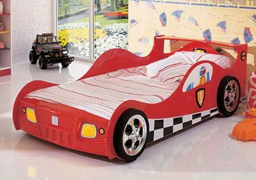 σχεδιασμός παιδικού δωματίου αγόρι κρεβάτι αυτοκίνητο τύπου 1