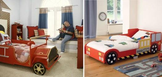 παιδικό δωμάτιο σχεδιασμό αγόρι κρεβάτι αυτόματο ρετρό βαγόνι