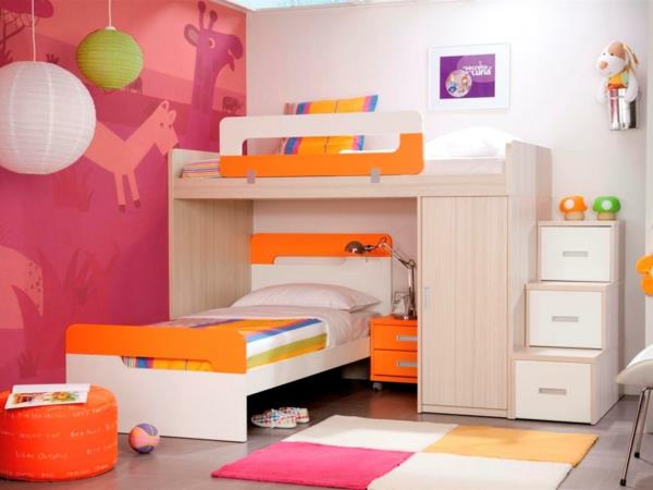 τα παιδικά δωμάτια δημιουργούν έντονα χρώματα και λειτουργικά έπιπλα