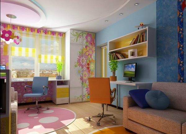 παιδικό δωμάτιο εντελώς απλά γραφεία με εργονομικές καρέκλες