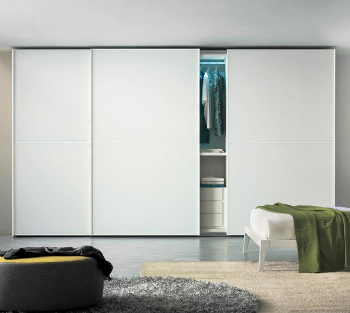 ντουλάπα σχεδιασμός μινιμαλιστικό λευκό σαλόνι ιδέες υπνοδωμάτιο