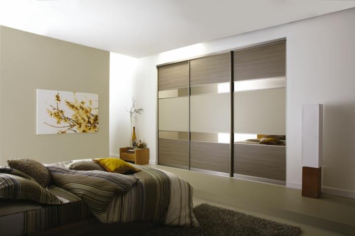ντουλάπα σχεδιασμός συρόμενες πόρτες όμορφες ιδέες μπροστινής διακόσμησης υπνοδωμάτιο