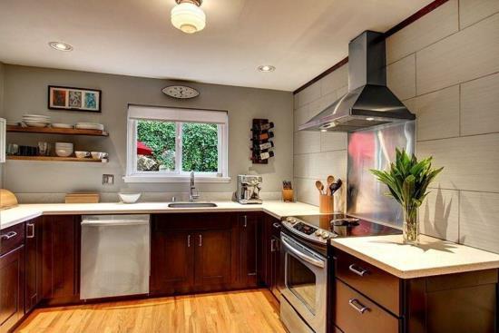 Δημιουργήστε μια μικρή κουζίνα χωρίς ντουλάπια τοίχου