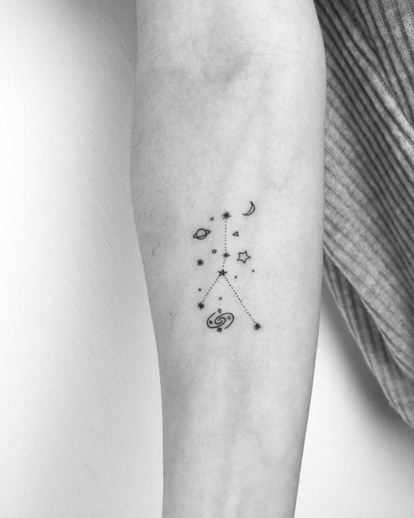 μικρά τατουάζ αστέρια ιδέα