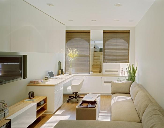 Επιπλώστε μικρό διαμέρισμα σαλόνι εργασιακός καναπές καναπές