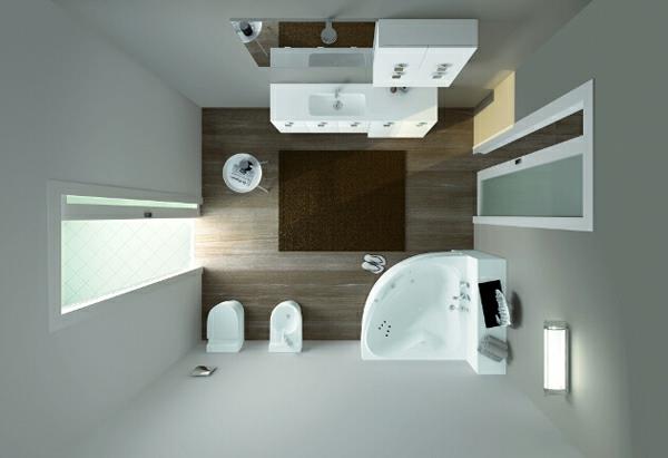 μικρό σχεδιασμό μπάνιου ξύλινο πάτωμα φινιρισμένα καμπίνες ντους μοντέρνα έπιπλα μπάνιου