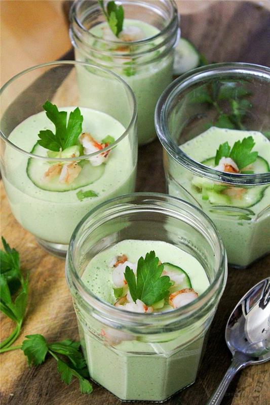 μαγείρεμα με αγγούρι wasabi wasabi gazpacho