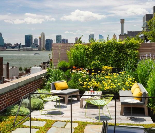 Οικολογικές εξωτερικές όψεις Έτσι το σπίτι σας γίνεται ένας περιβαλλοντικά συνειδητός κήπος στην οροφή