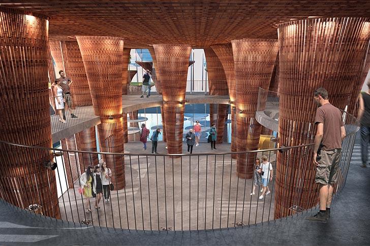 οικολογική αρχιτεκτονική expo 2015 Μιλάνο έργο από μπαμπού λωτό